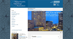Desktop Screenshot of massneuro.org